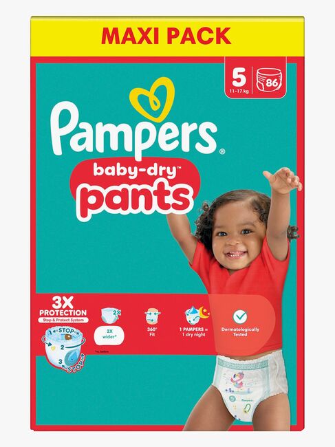 Pampers Baby Dry Pants Bleer Str. 5 11-17 kg Maxi 86-pak