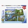 Ravensburger Puslespil Dinosaurer 3x49 Brikker
