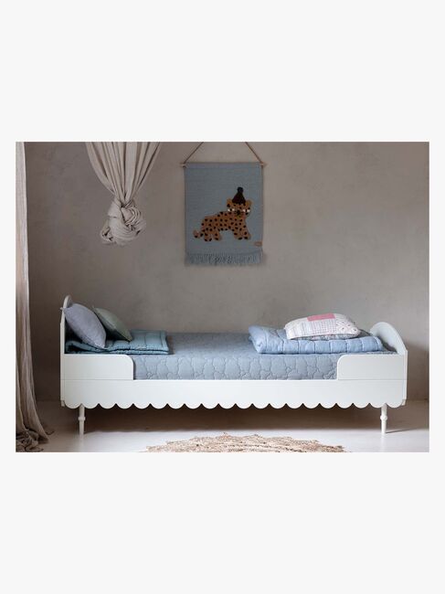 Wood Luck Babushka Enkeltseng 90x200, Hvid