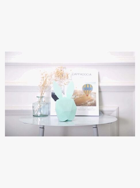 MOB Vækkeur med Natlampe Kanin, Lyseblå