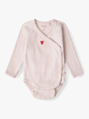 That's Mine Silke Slå-om Bodystocking, Perfectly pale