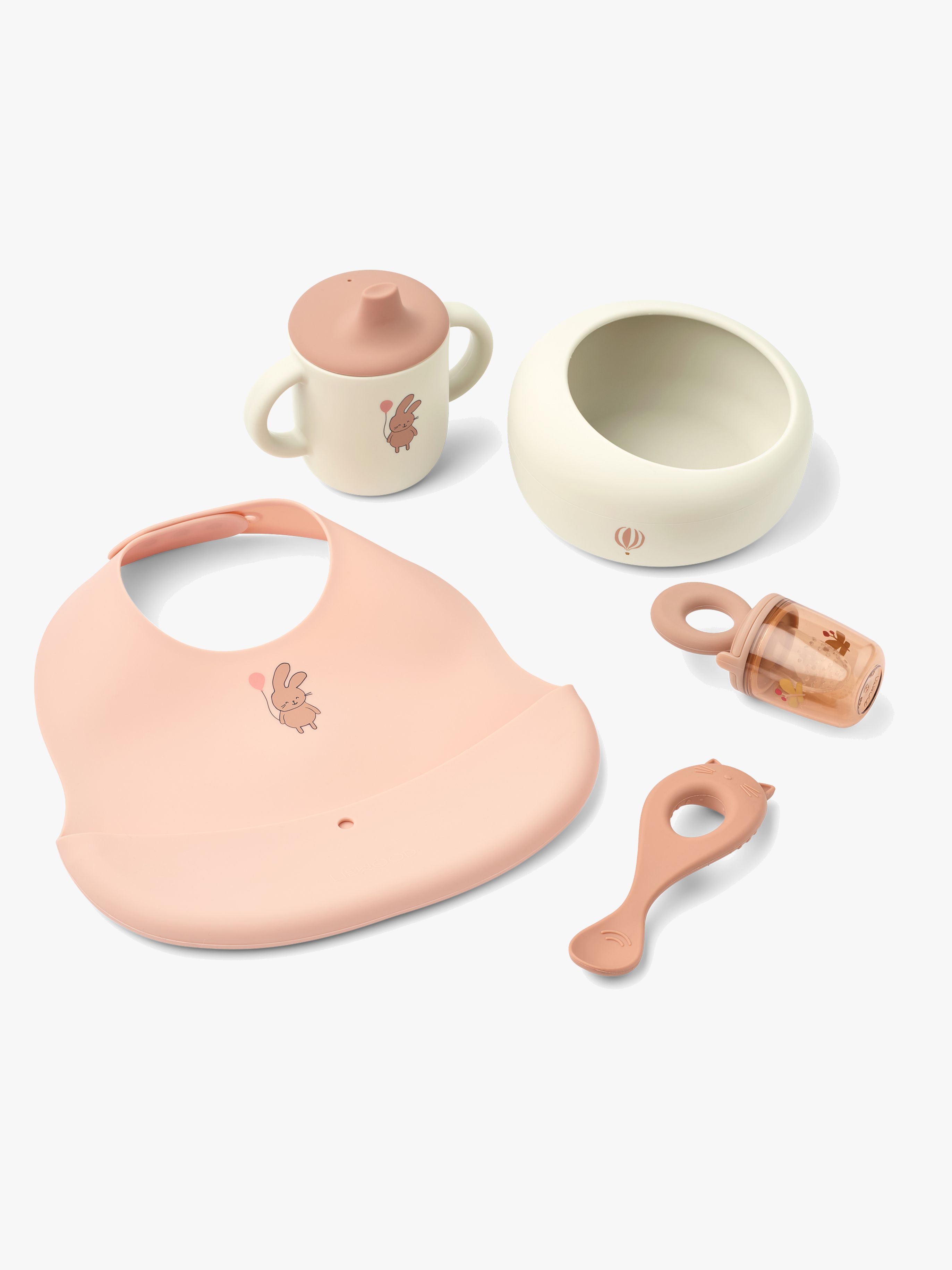 LIEWOOD Mileah Baby Spisesæt 5 Dele, Wild child/Rosey