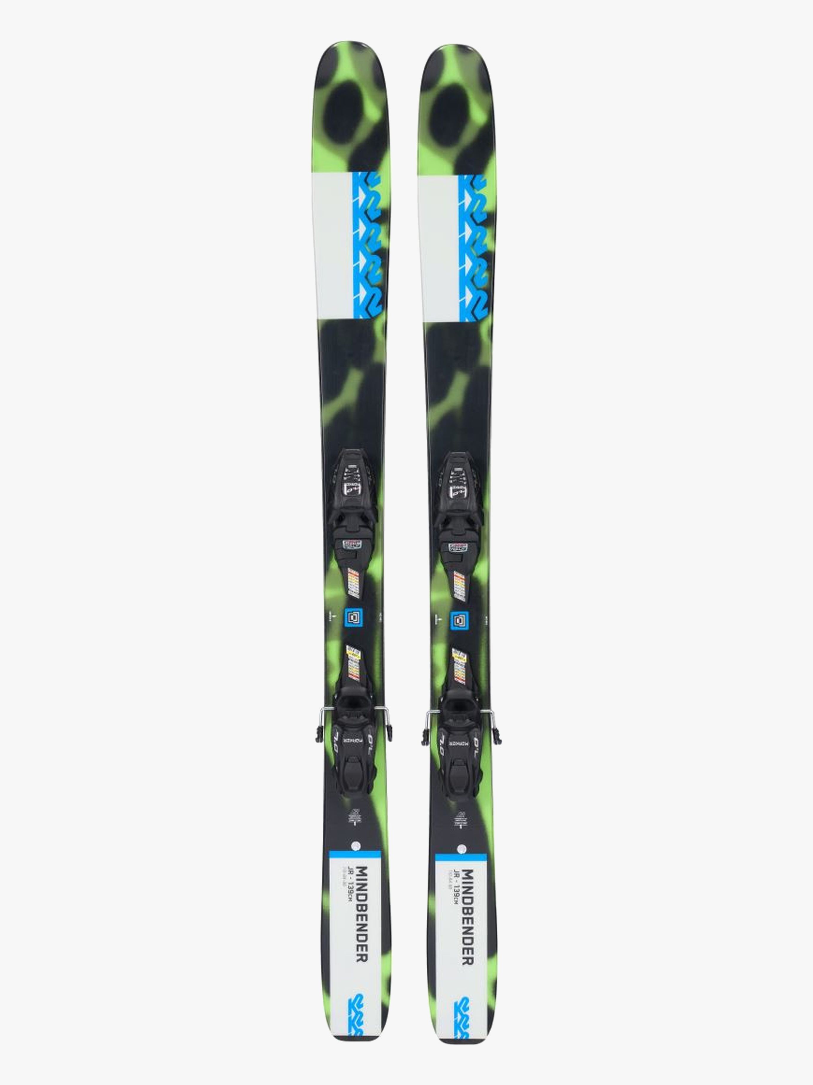 K2 Mindbender Jr Ski FDT 7.0 Set, 139 cm