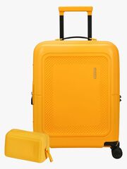 American Tourister Dashpop Kuffert 41-47L & Toilettaske POP, Golden Yellow