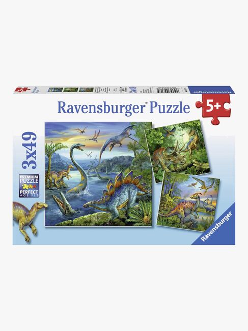 Ravensburger Puslespil Dinosaurer 3x49 Brikker