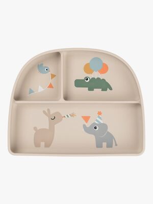 Done By Deer Celebration Opdelt Tallerken, Sand