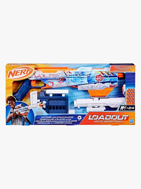 Nerf N Series Blaster Loadout Arctic Zerostriker