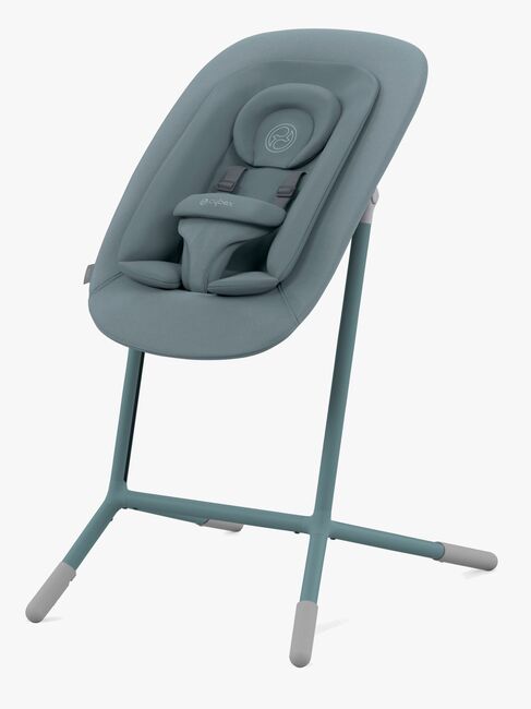 Cybex Lemo 4-in-1 Højstol inkl. Skråstol, Babysæt og Bakke, Stone Blue