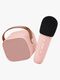 Lalarma Bluetooth-højttaler med Trådløs Mikrofon, Rose
