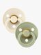 BIBS Sut Colour 2-pak Latex Str. 3 Ivory/Sage