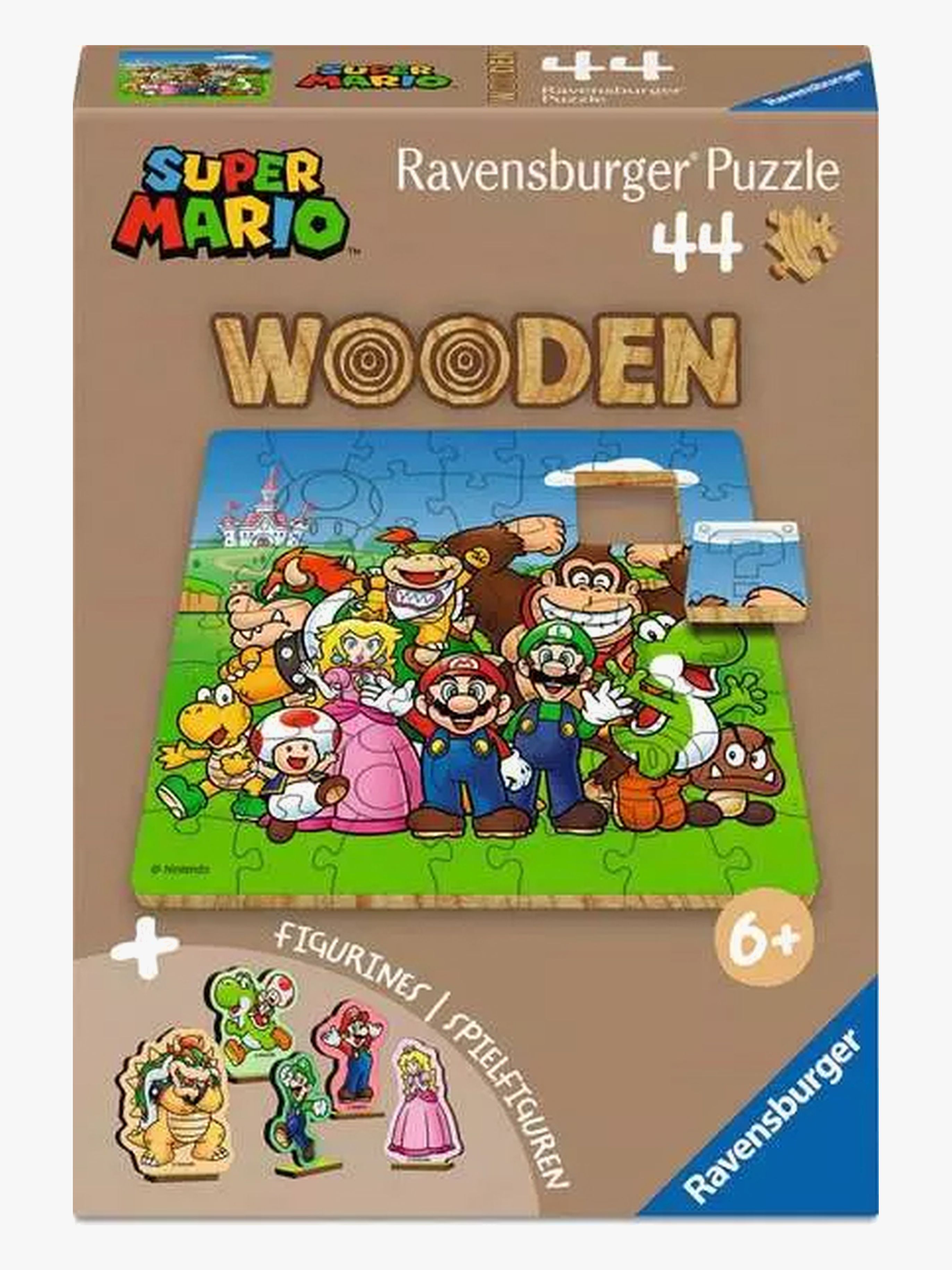Ravensburger Træpuslespil Super Mario 44 Brikker