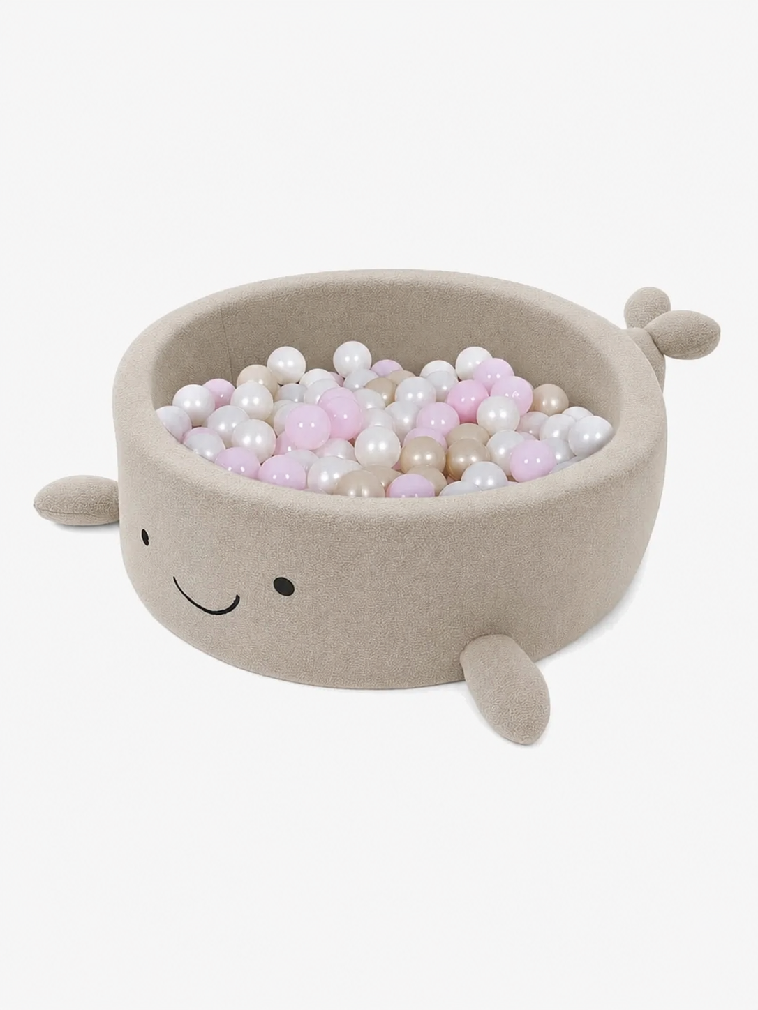 MeowBaby Boucle Whale Boldbassin, Oat Biscuit Beige