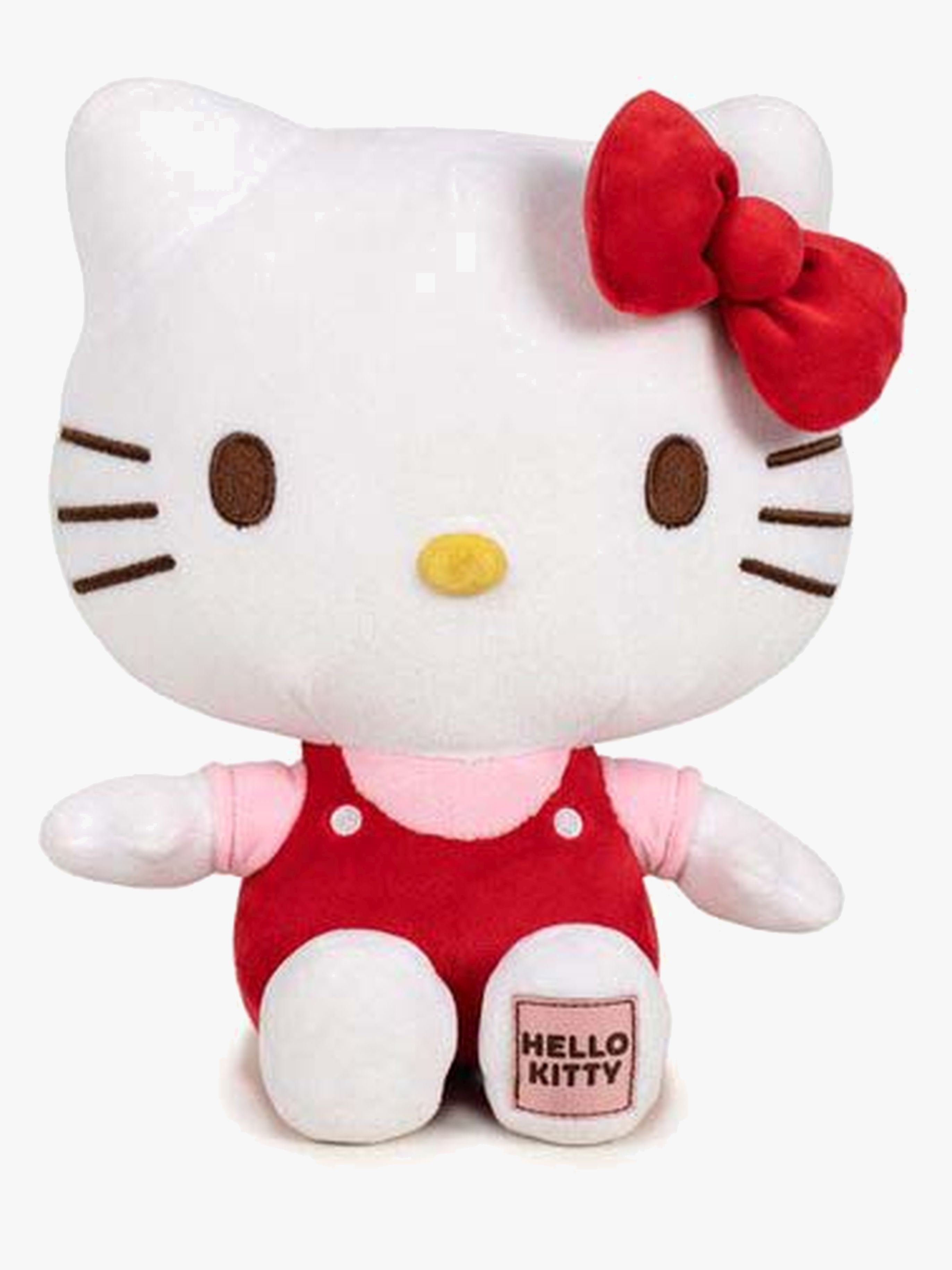 Hello Kitty bamse 25 cm, rød