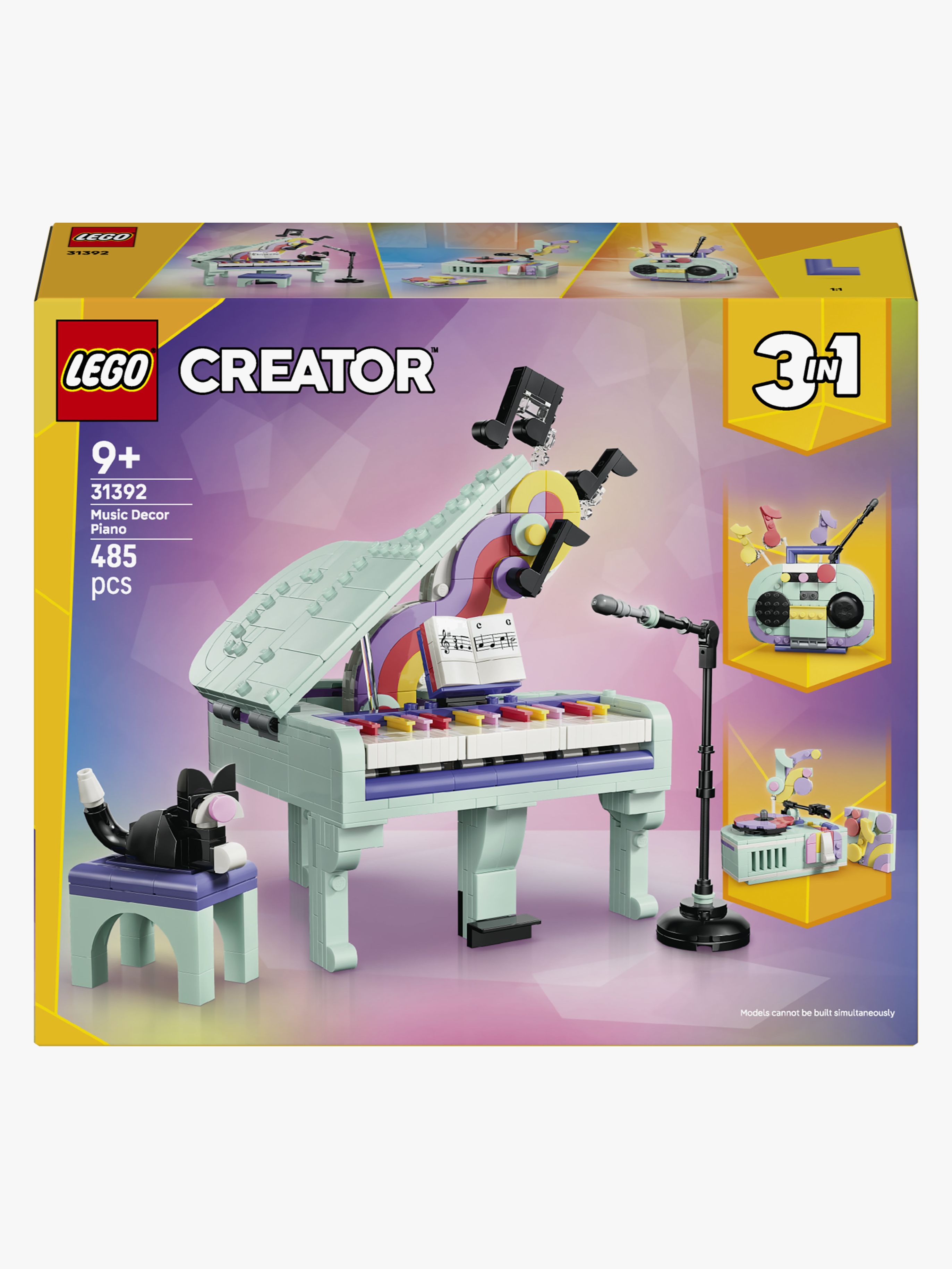 LEGO LEGO Creator 31392 Musikpynt: Klaver med kat