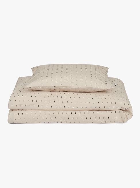 LIEWOOD Carmen Sengesæt 70x100 Tremmeseng, Double Dot/Silver Lining