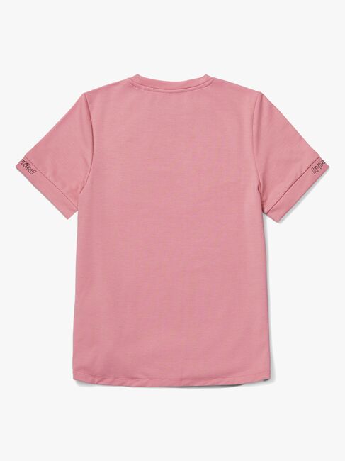 Hyperfied Jersey Knot Logo Top, Blush
