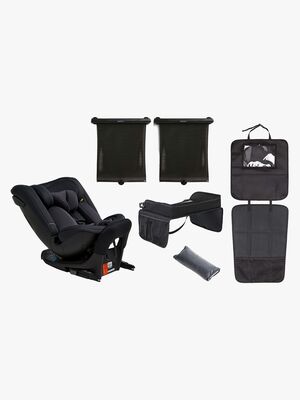 Beemoo Rotate i-Size Vendbar Autostol inkl. Tilbehør, Anthracite