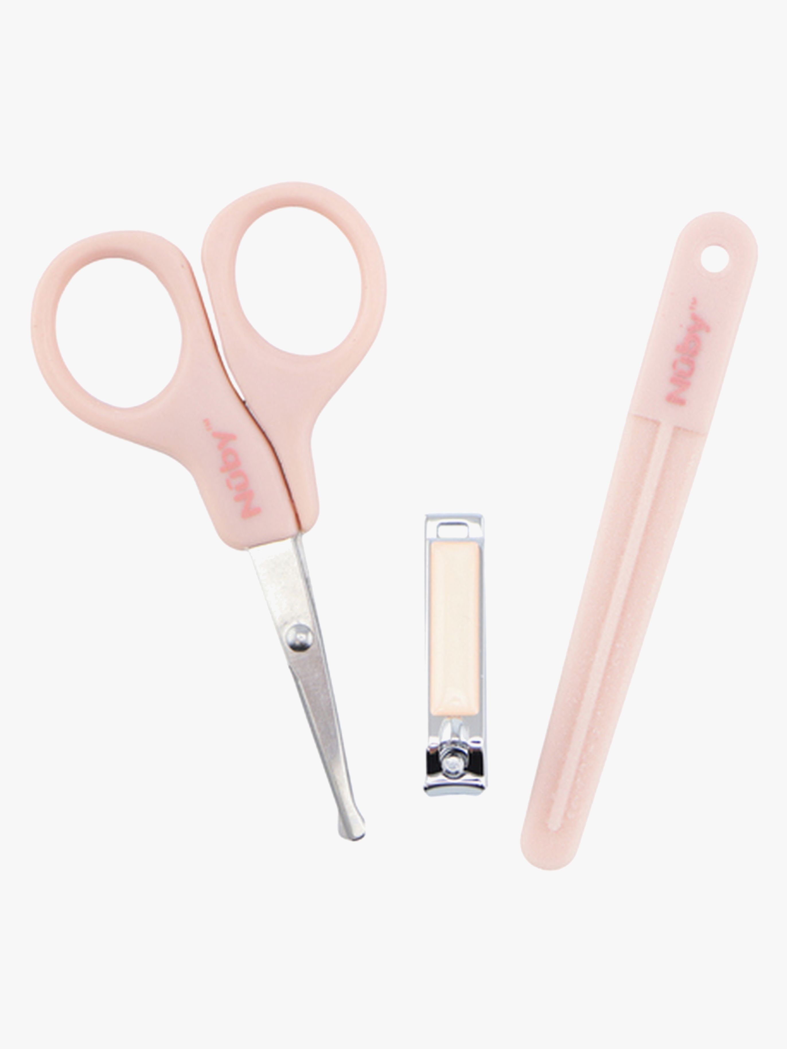 Nuby Evolutive Neglepleje Sæt, Pink