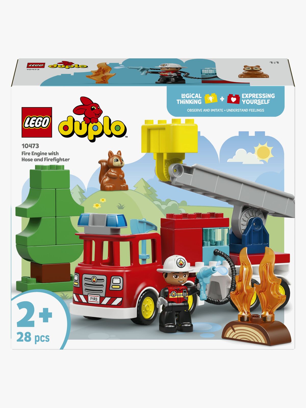 LEGO DUPLO Town 10473 Brandbil med slange og brandmand