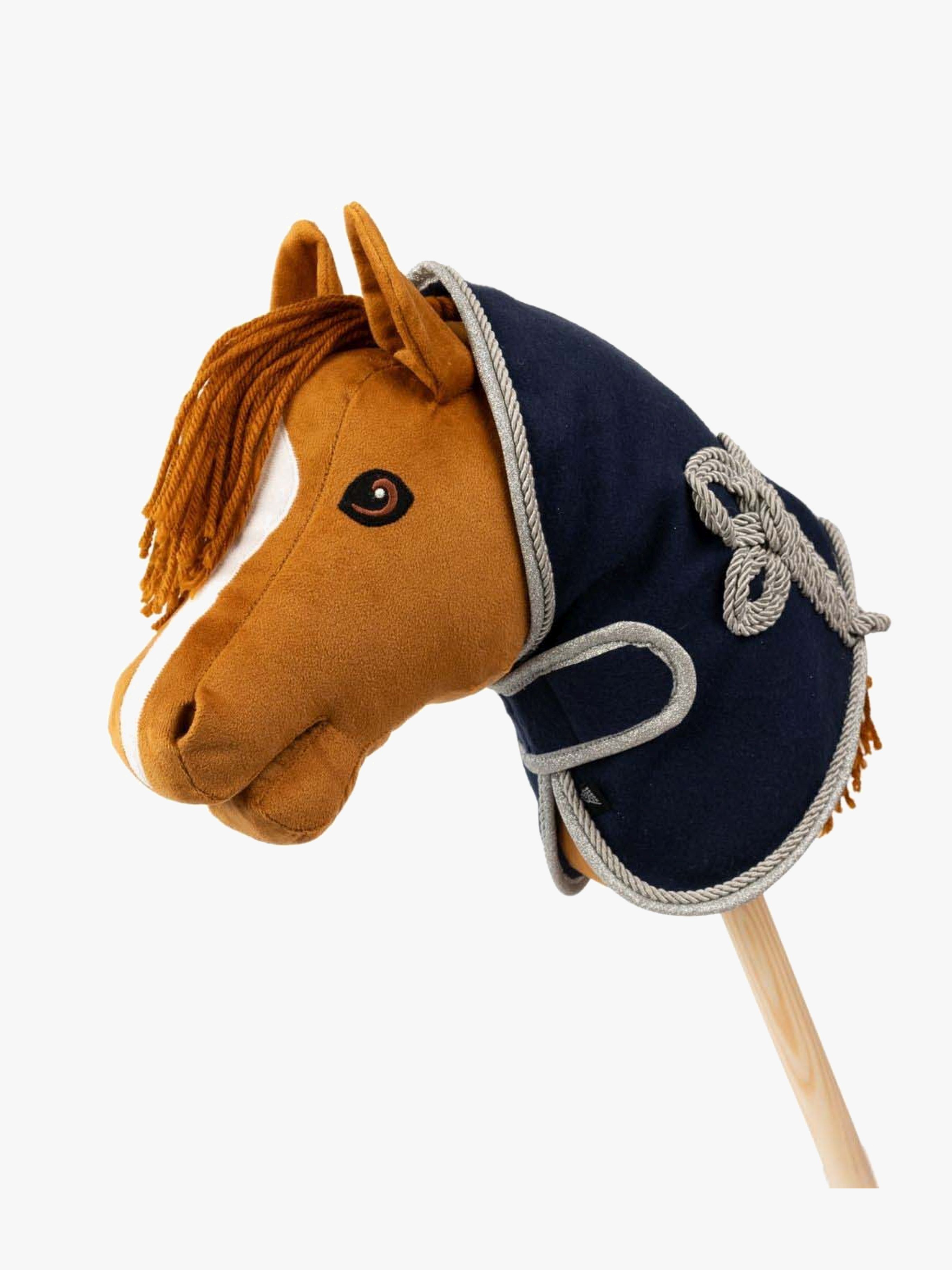 My Hobby Horse Fleecedækken, Navyblå