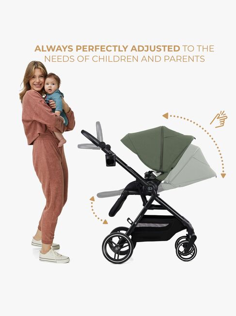 Kinderkraft YOXI 2-in-1 Duovogn, Mystic Green