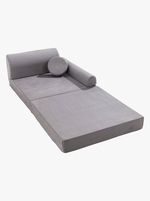 Meowbaby Play Premium Slimcord  Bygbar Sofa, Grå