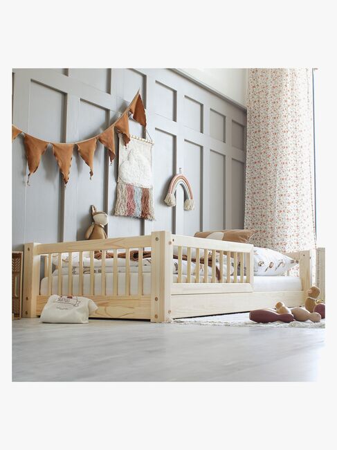 Minitude LEWIS Junior-/Montessori-seng 80x160, Natur