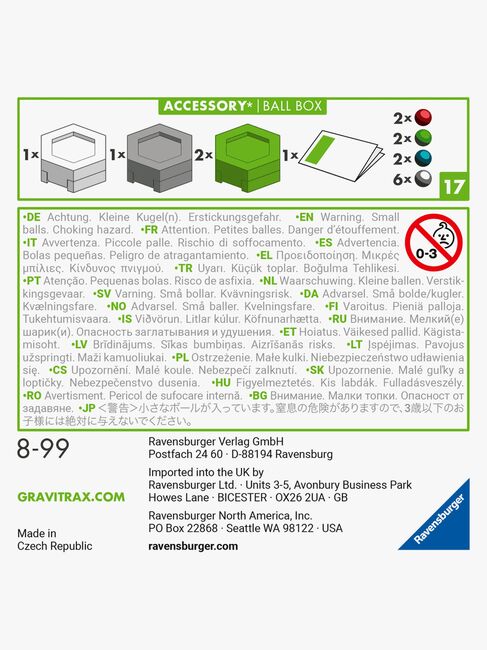 Ravensburger GraviTrax Tilbehørssæt Kugleæsker