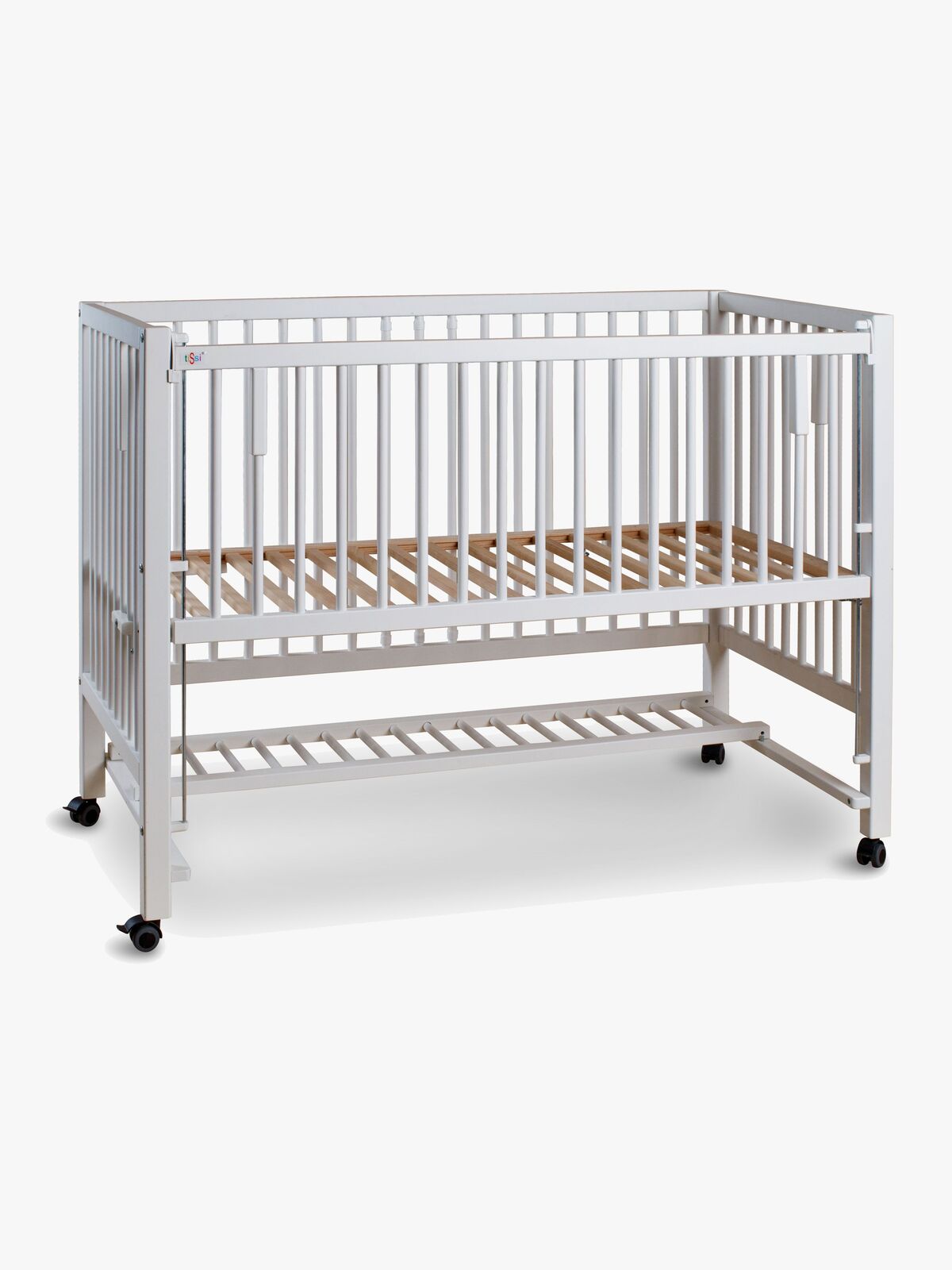 tiSsi XXL Bedside Crib HAJO 120x60, Hvid