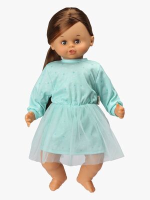 Skrållan Taledukke Mørkt Hår 45 cm