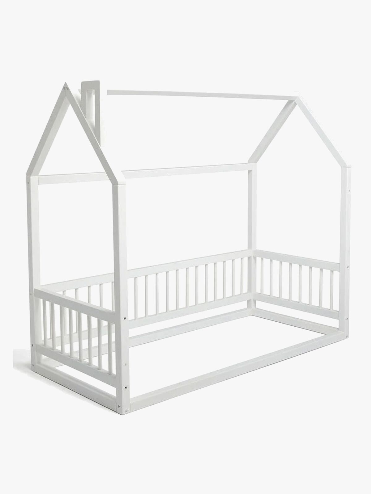 Minitude Nordic Mason Husseng 70x160 + Sengehimmel, Hvid