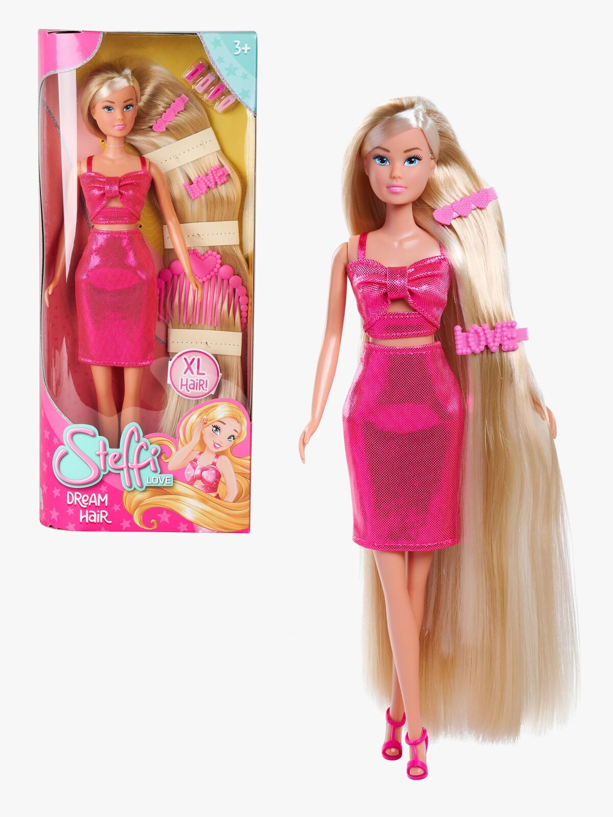 Steffi Love Modedukke med Langt Hår & Tilbehør