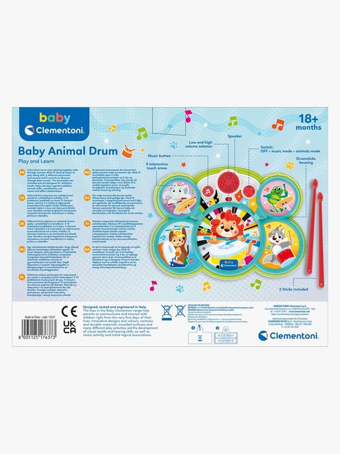 Clementoni Legetøjsinstrument Tromme