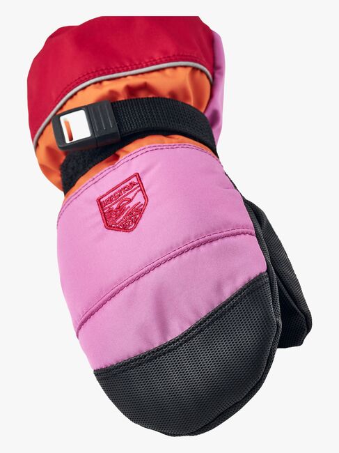 Hestra Kids Czone Vanter, Cerise/Light orange