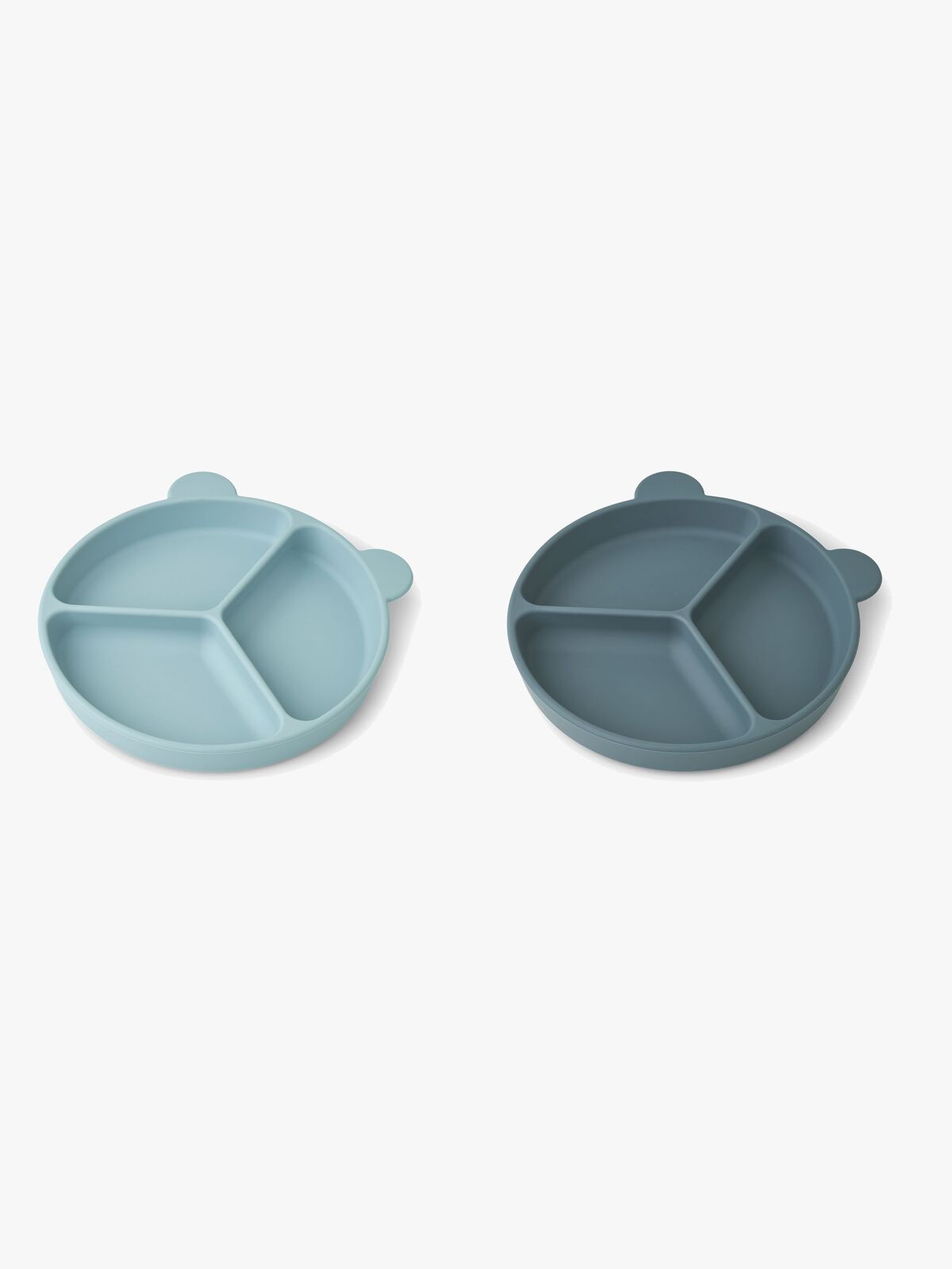 LIEWOOD Stacy Opdelt Tallerken 2-pak, Sea Blue/Whale Blue