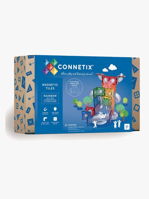 Connetix Magnetiske Byggeklodser Rainbow Udvidelsessæt 66 Dele