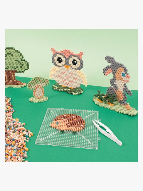 Playbox Hobbytaske med Rørperler Blanding Af Støvede Pastelfarver 12000 Stk.