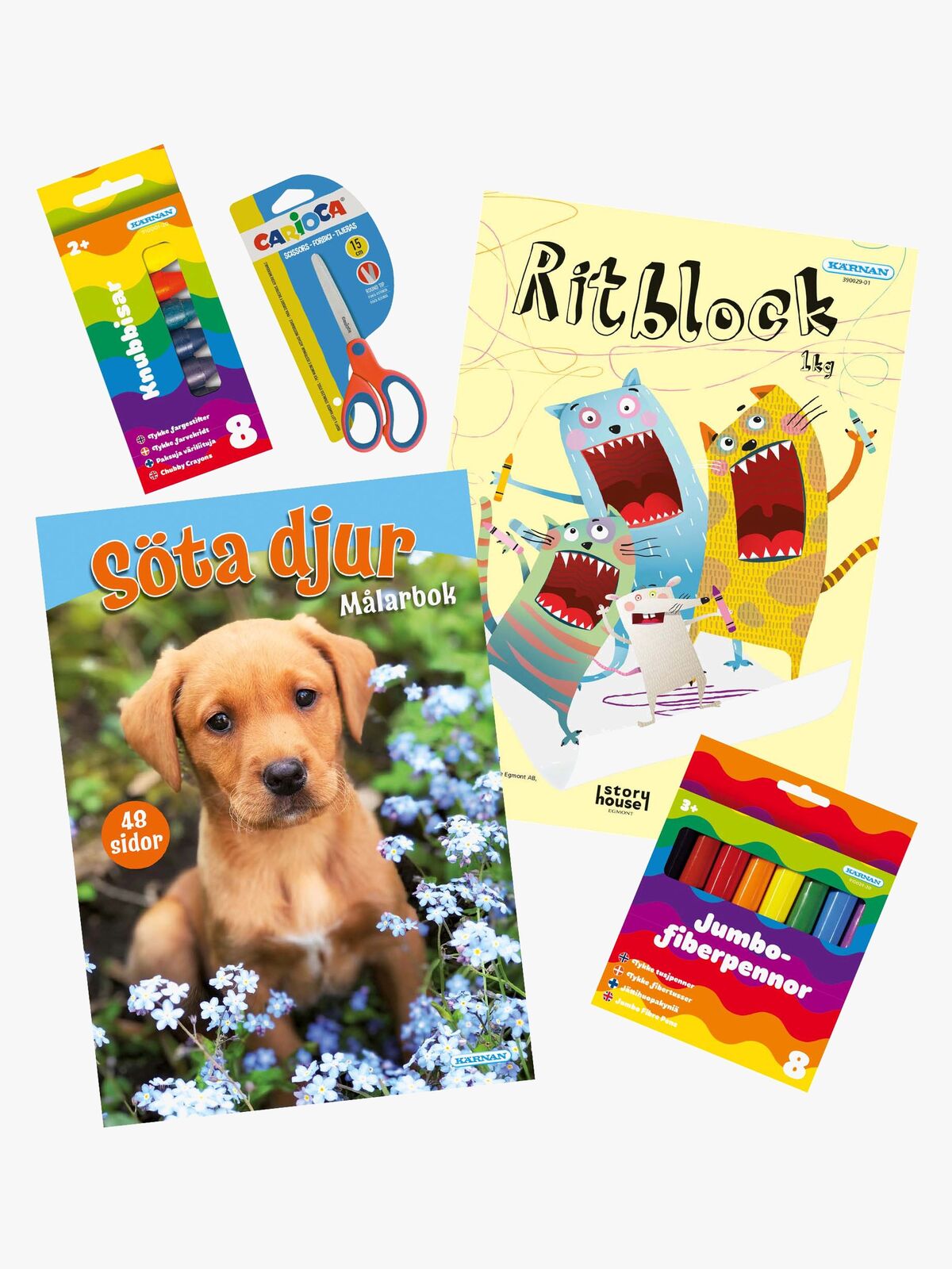 Kärnan Tegne & Klippe Malesæt