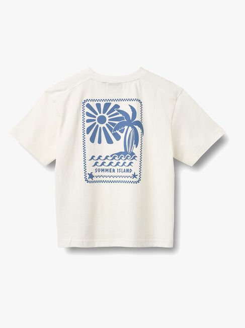 Wheat Benno T-shirt, Cloud