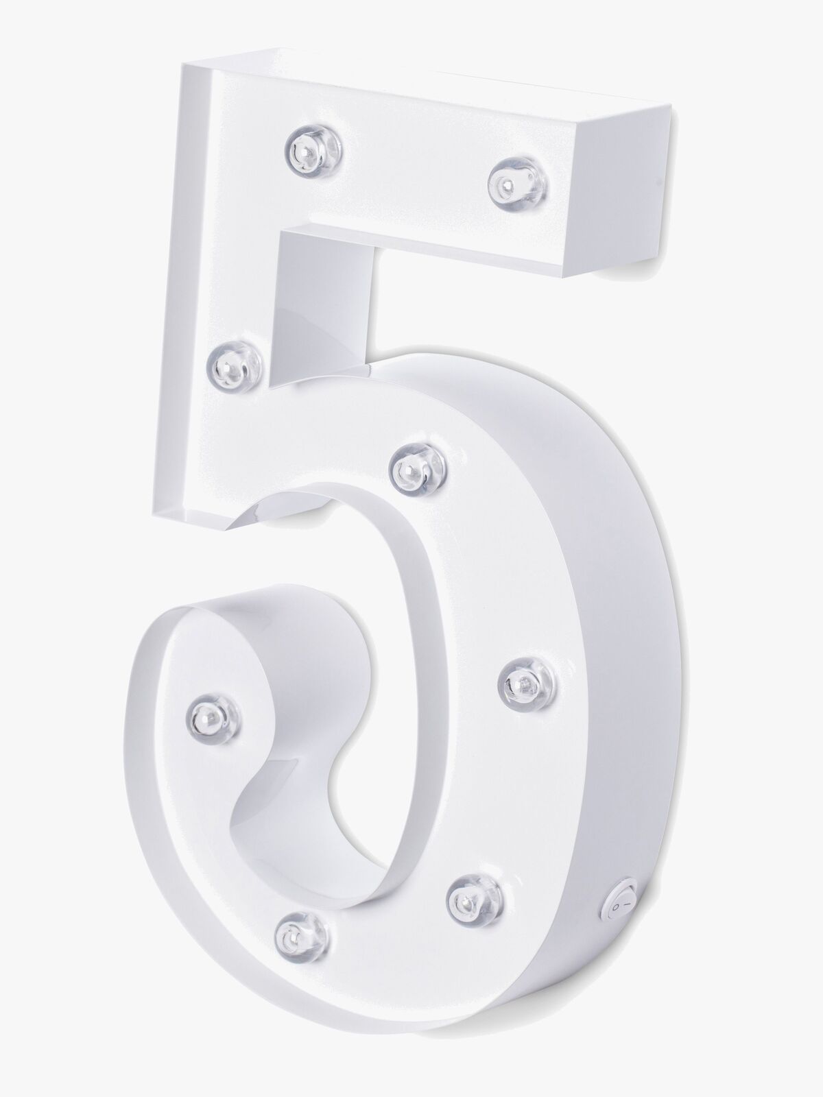 Alice & Fox Tallampe 5, Hvid