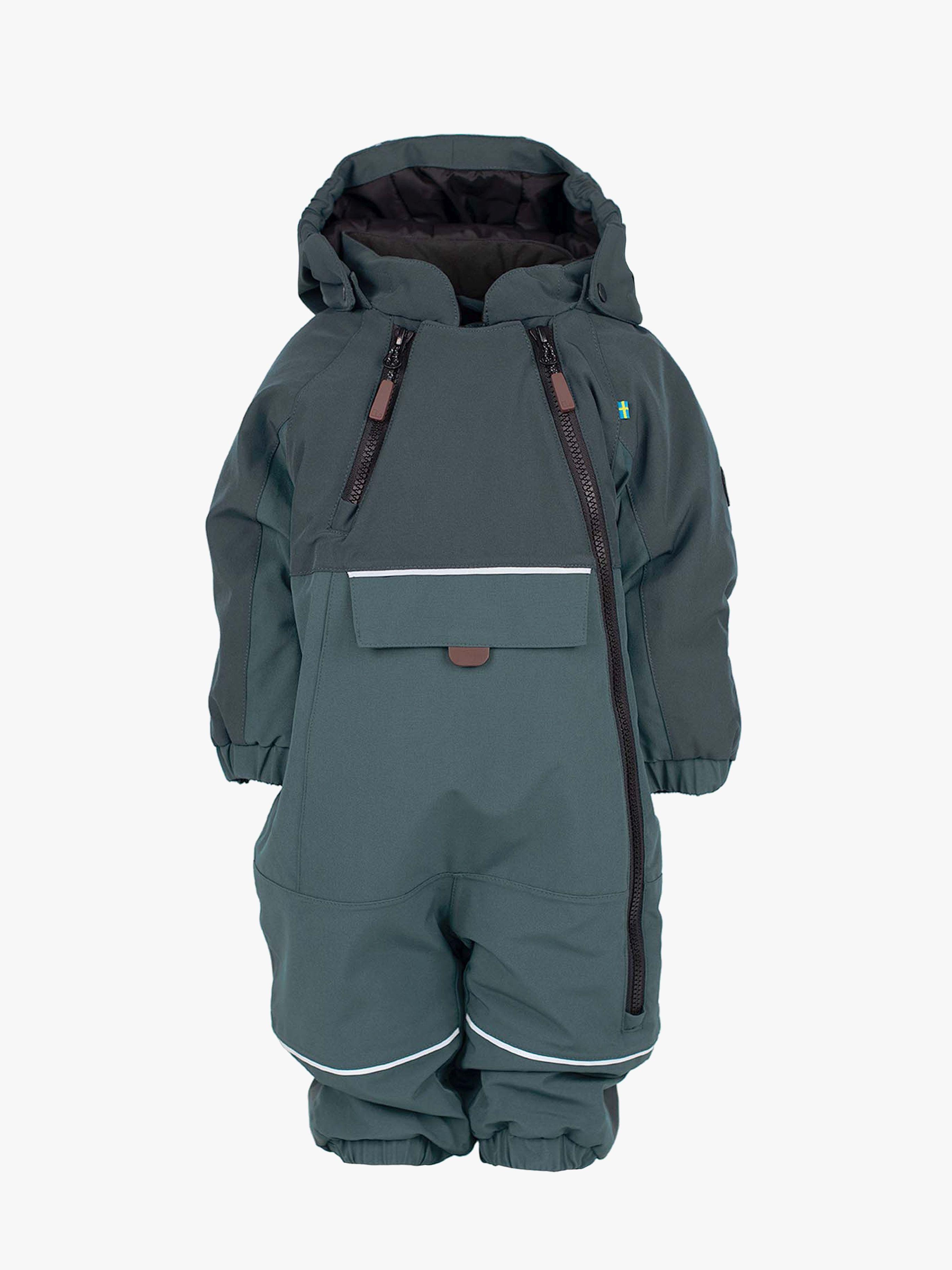 Lindberg Anorak Flyverdragt Baby, Dark Teal/Lagoon, 80
