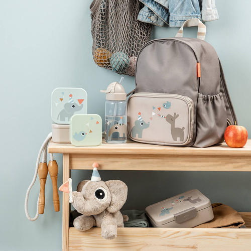 Done By Deer Celebration Flaske med Sugerør, Sand