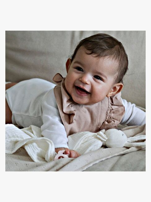 Elodie  Pointelle-strikket Tæppe 100x75, Creamy White