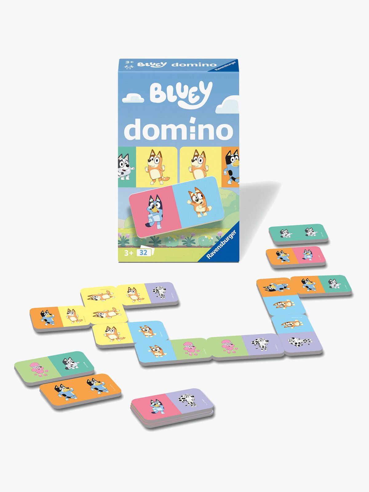 Ravensburger Bluey Børnespil Domino