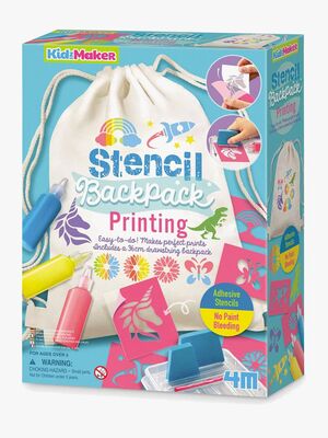 4M KidzMaker DIY-sæt Skabelontryk Gymnastikpose