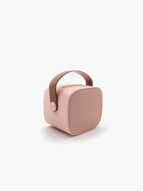 Lalarma Bluetooth-højttaler med Trådløs Mikrofon, Rose