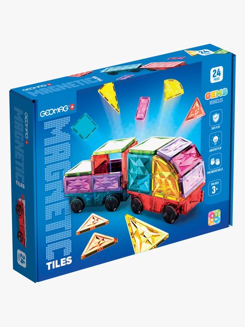 Geomag  Magnetisk Byggesæt Transportmiddel 24 Dele