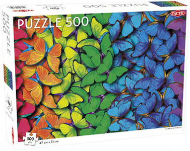 Tactic Puslespil Rainbow Butterflies 500 Brikker
