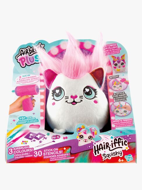 Canal Toys Airbrush Plush Hair'iffic Squishy Bamse Pal-Precious  17 cm