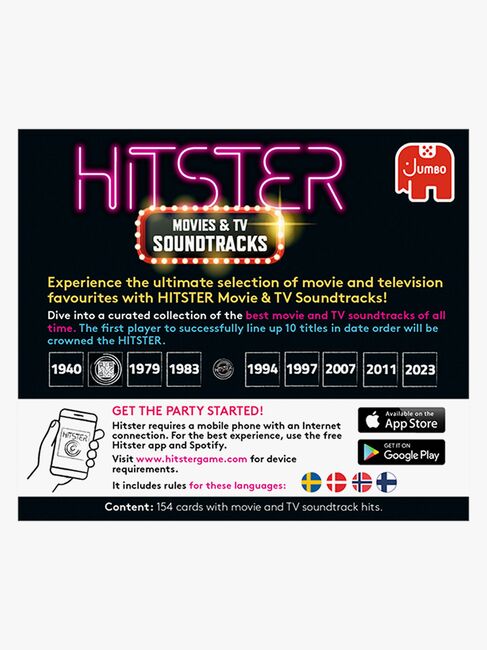 Hitster Partyspil Movies & TV Soundtracks